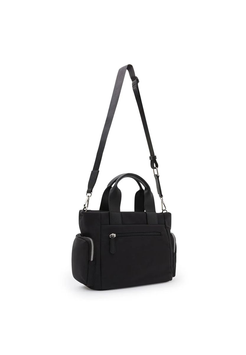 Funktionale Nylon-Shopper mit Außentaschen