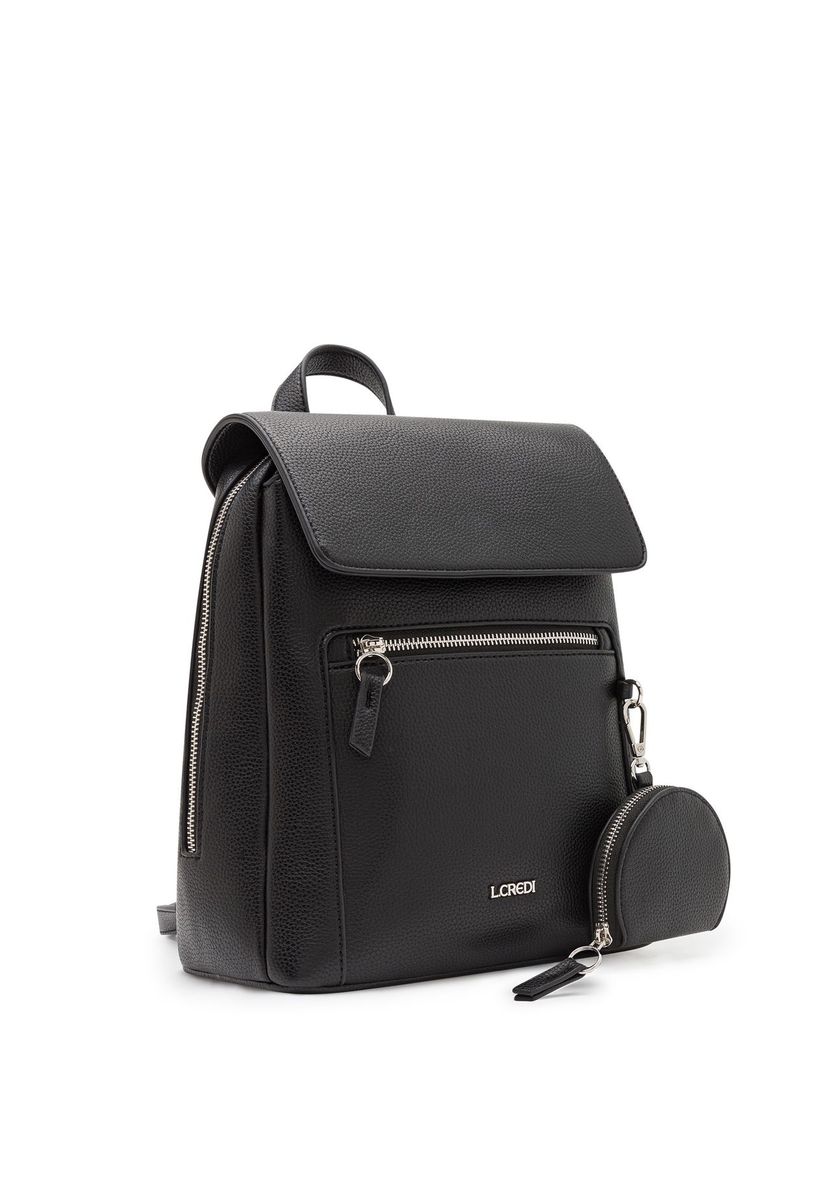 Eleganter City-Rucksack in Lederoptik