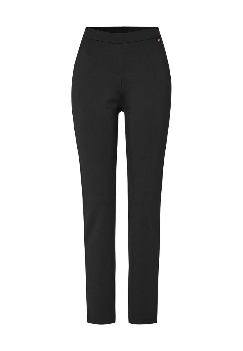 Slim-Fit Jerseyhose mit hohem Bund