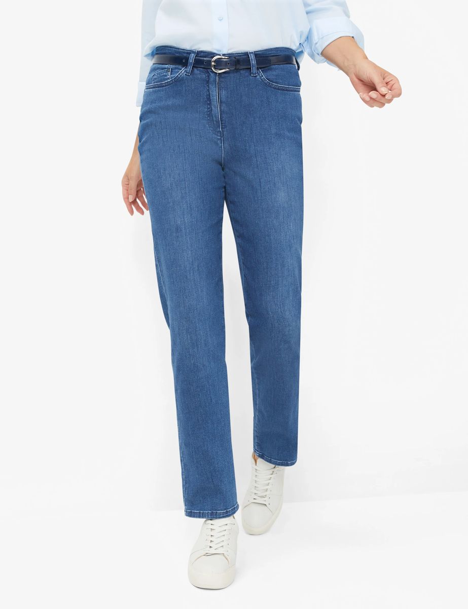 Klassische Five-Pocket-Jeans mit geradem Bein