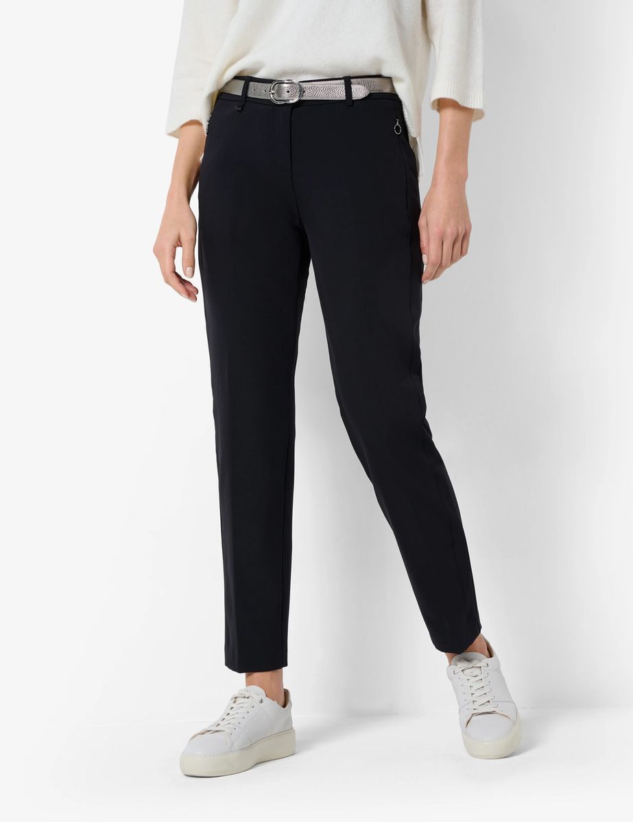 Elegante Schmal Zulaufende Chino-Hose