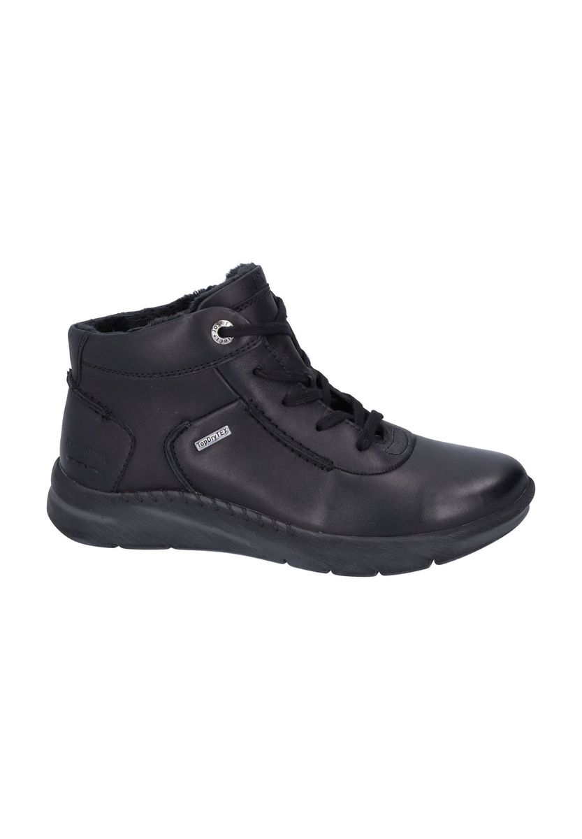 Schnür-Stiefeletten aus Leder