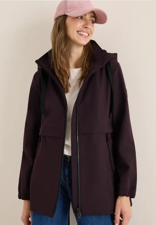 Sportliche Kapuzen-Utility-Jacke