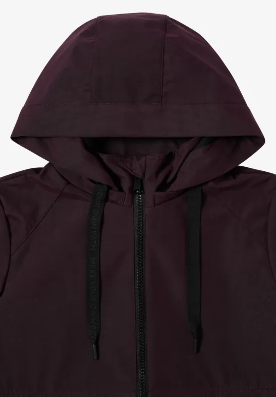 Sportliche Kapuzen-Utility-Jacke