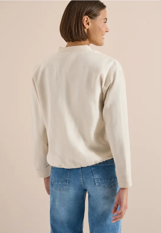 Leichter Leinen-Blouson im Bomber-Stil