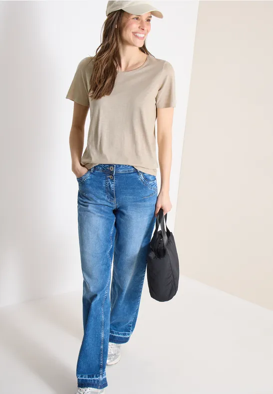Essentielles Slub-Jersey T-Shirt
