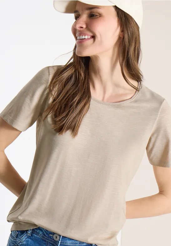 Essentielles Slub-Jersey T-Shirt