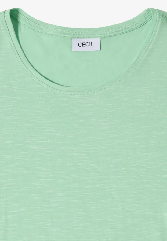 Weiches Slub-Jersey Basic Shirt