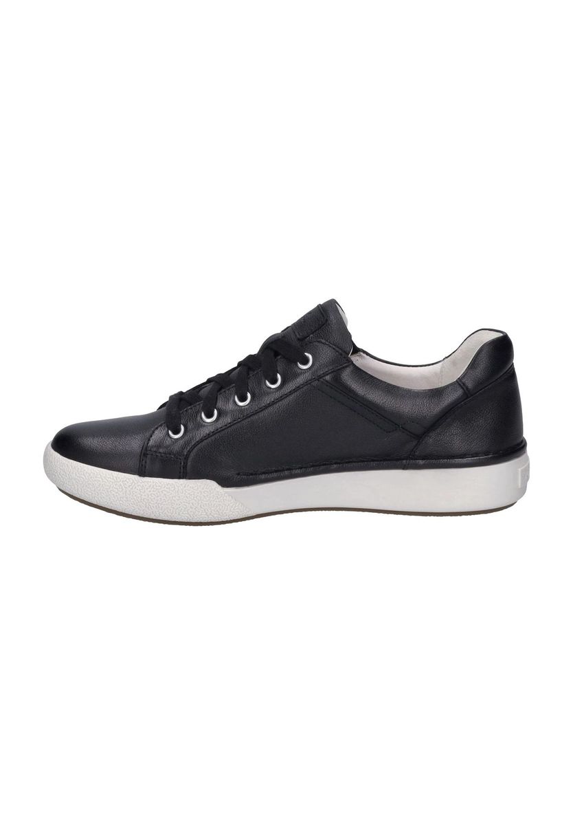 Minimalistische Leder-Sneaker mit Reißverschluss
