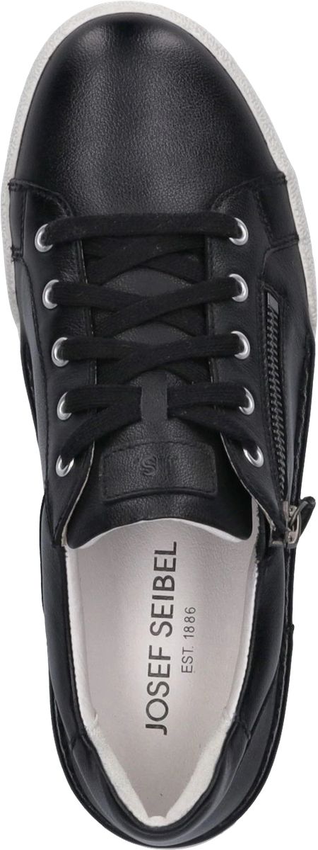 Minimalistische Leder-Sneaker mit Reißverschluss