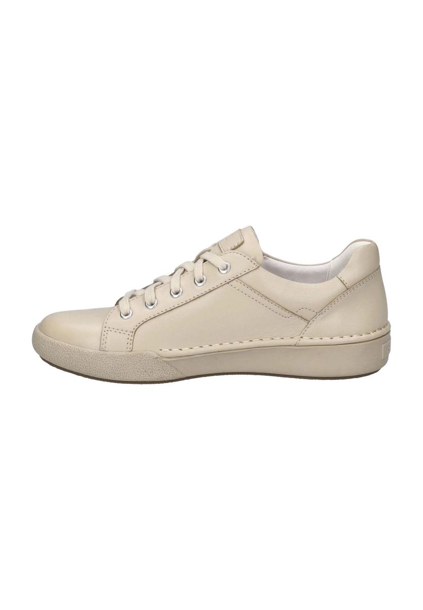 Glattleder-Low-Tops mit Reißverschluss