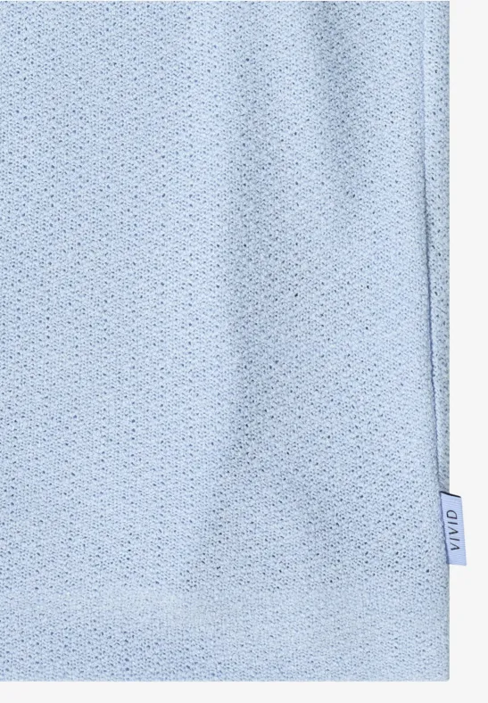 Kurzärmeliges strukturiertes Kapuzenshirt
