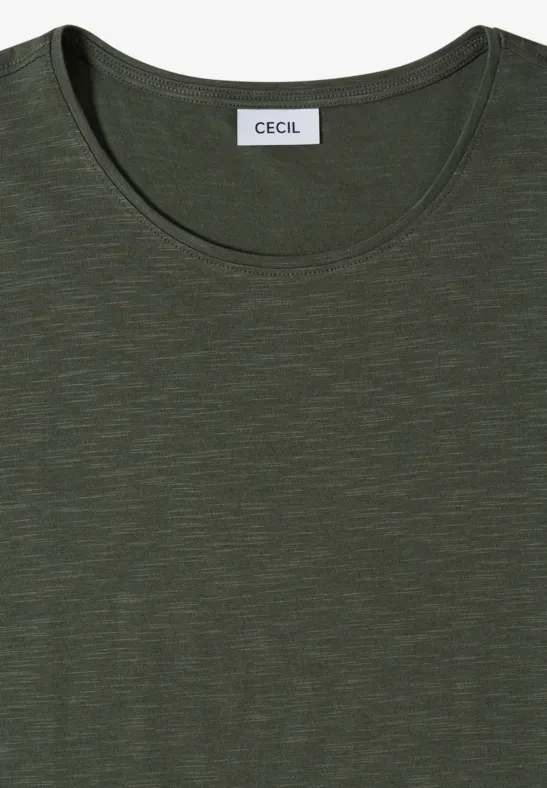 Essential Slub-T-Shirt aus Modalmix