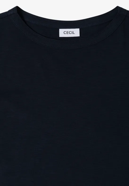 Gestreifte und Unifarbene Basis-T-Shirts