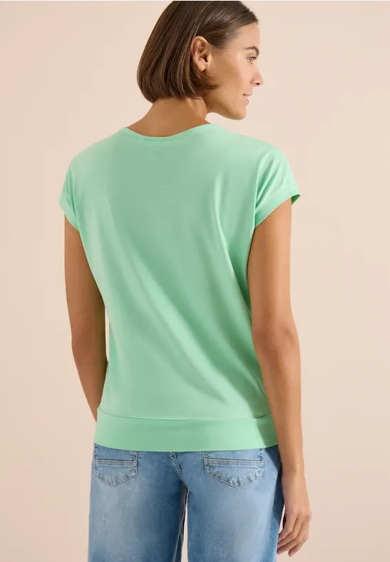 Weiches V-Ausschnitt T-Shirt