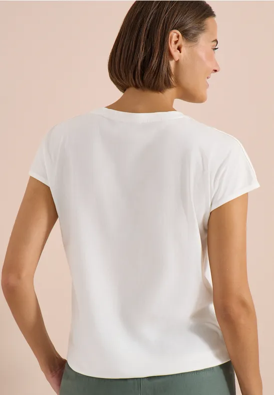 Jersey-Shirt mit maritimem Wording