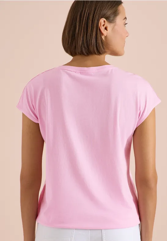 T-Shirt mit 'Coastal Stride' Slogan