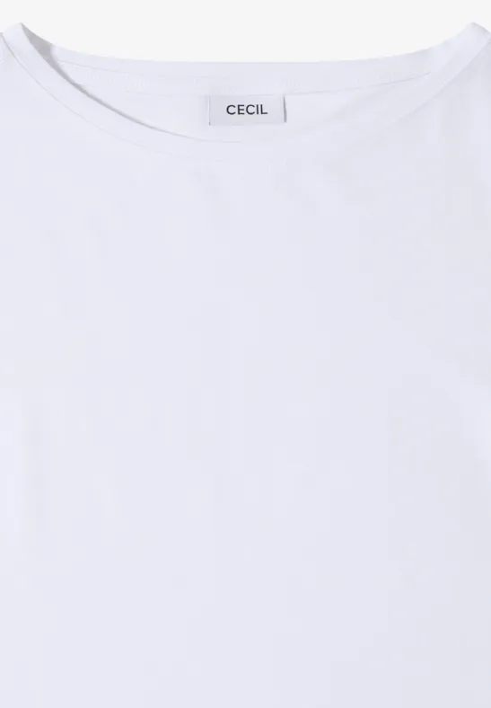 Feminines U-Boot-Ausschnitt T-Shirt