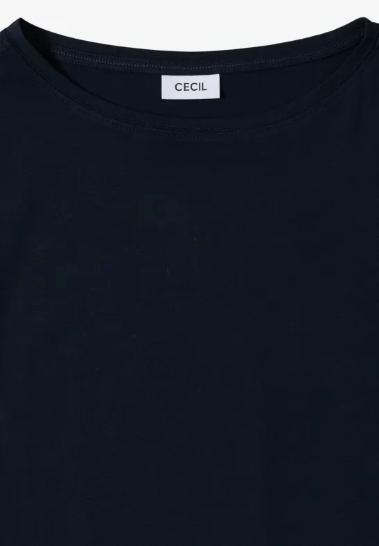 Weiches Shirt mit U-Boot-Ausschnitt