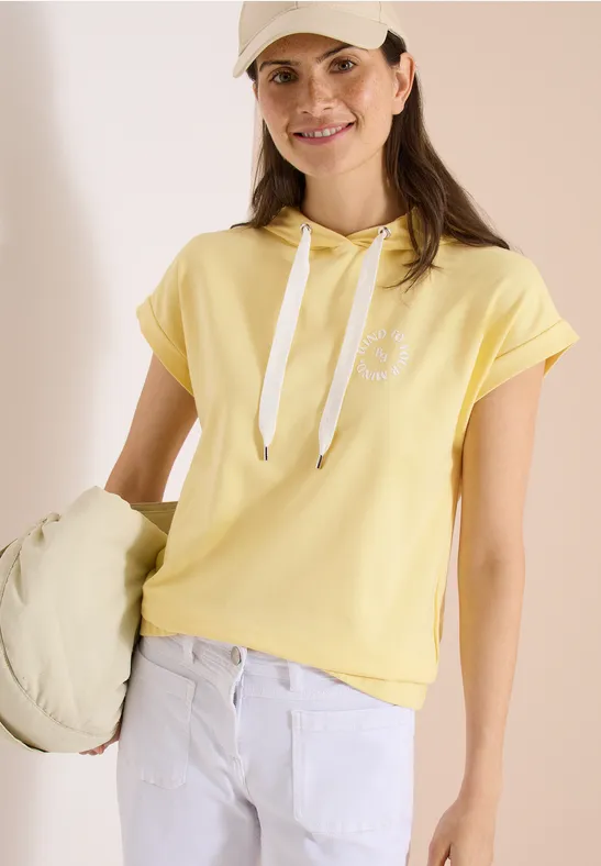Kurzärmeliges Kapuzen-Shirt