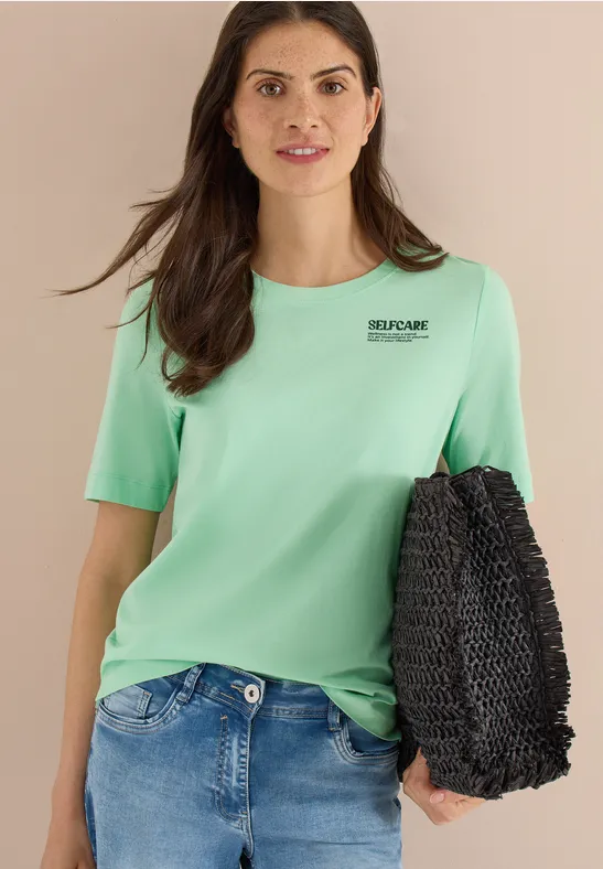 T-Shirt mit grafischem Backprint