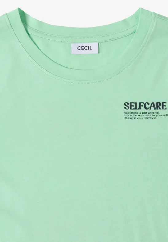 T-Shirt mit grafischem Backprint