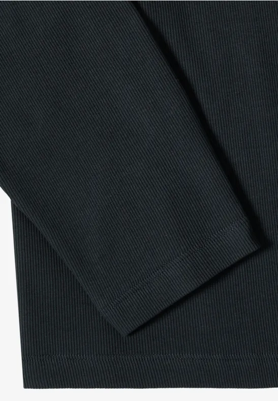 Kurzjacke mit feiner Rippenstruktur