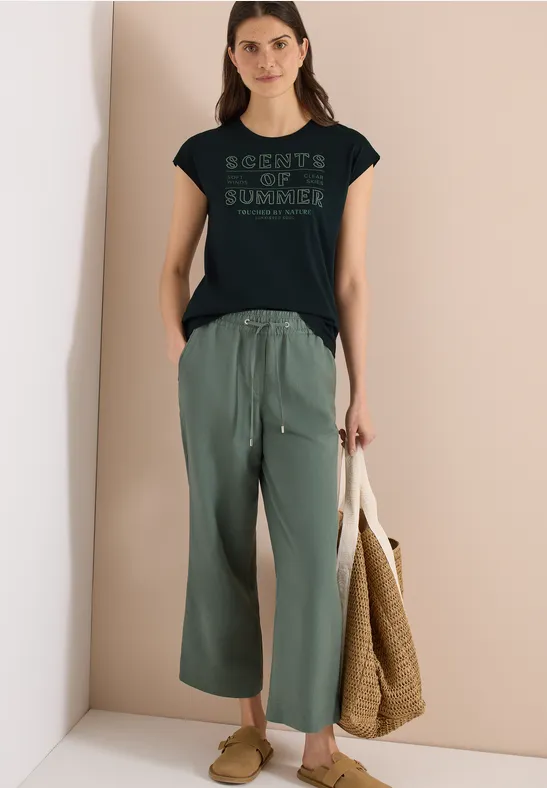 T-Shirt mit Grafik-Print und Flügelärmeln