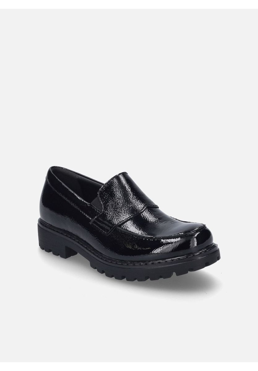 Robuste Loafer aus Lackleder