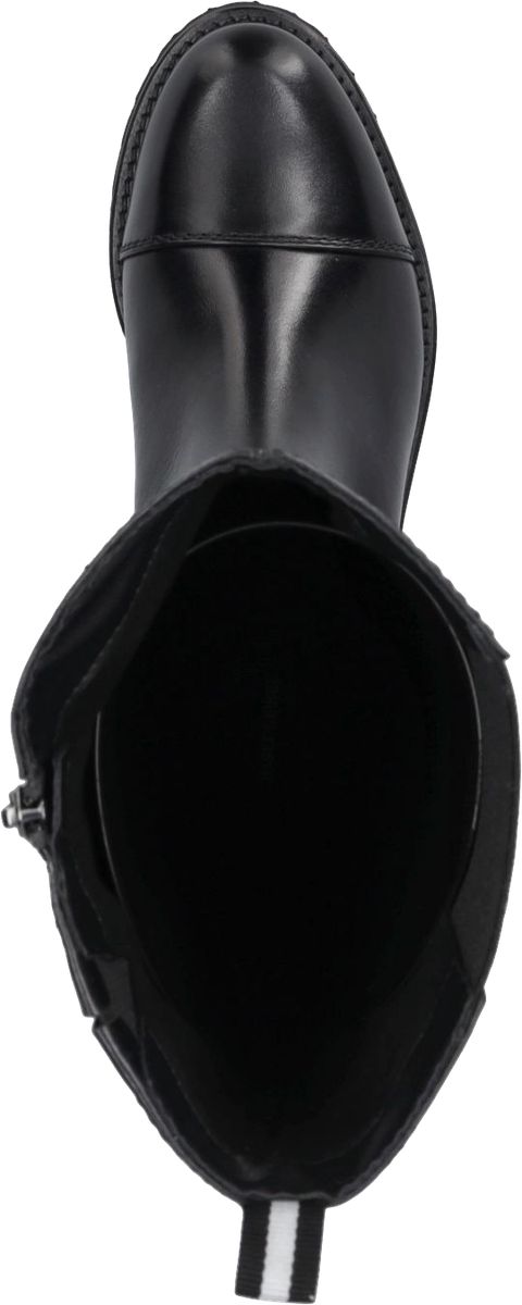Robuste kniehohe Stiefel aus Nappaleder
