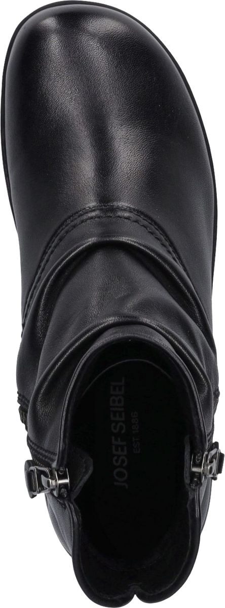Stiefeletten aus gerafftem Nappaleder