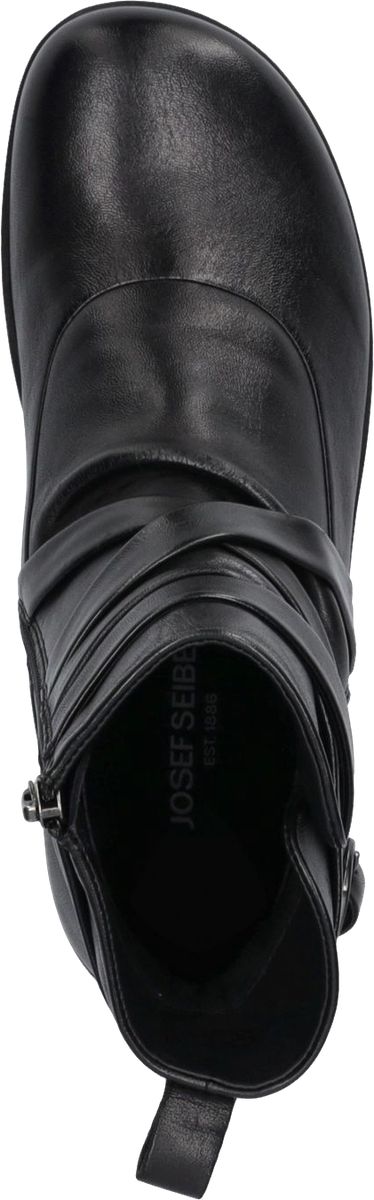 Elegante Leder-Stiefeletten mit Riemen