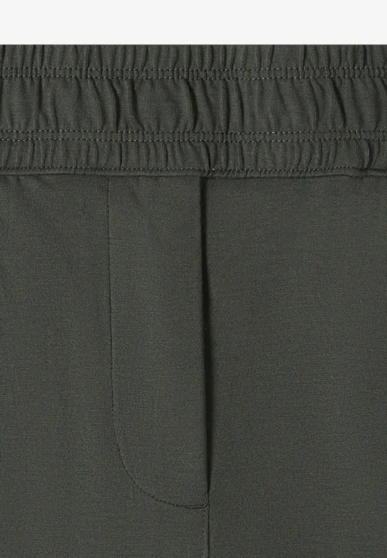 Lässige Jerseyhose mit schmalem Bein