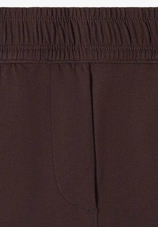 Slim Leg Mid-Waist Jerseyhose
