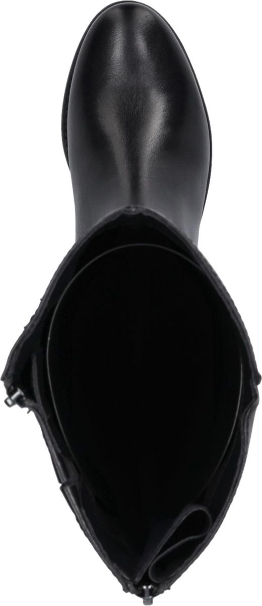 Zeitlose kniehohe Lederstiefel