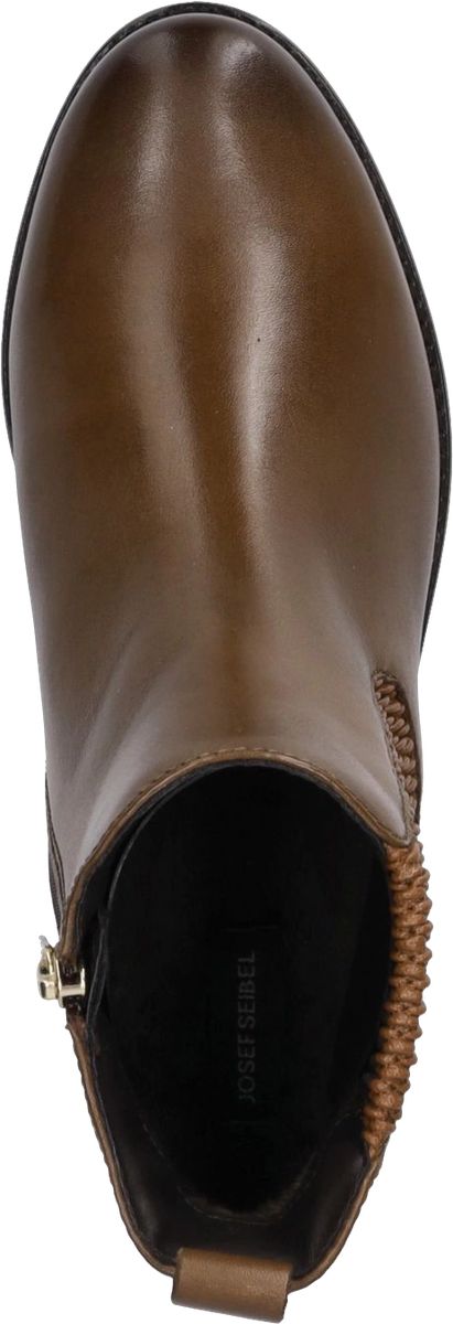 Elegante Leder-Stiefeletten mit Reißverschluss