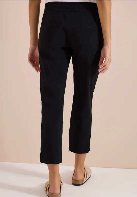 Slim Leg Jerseyhose mit Tunnelzug