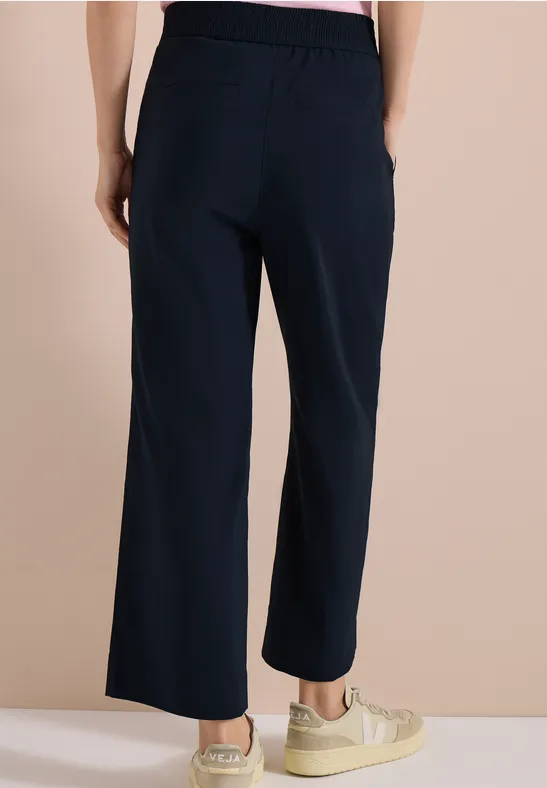 High-Waist Wide-Leg Hose