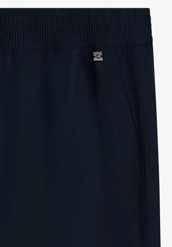 High-Waist Wide-Leg Hose