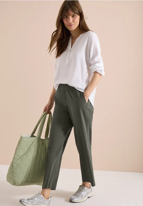 Weite High Waist Hose im Loose Fit