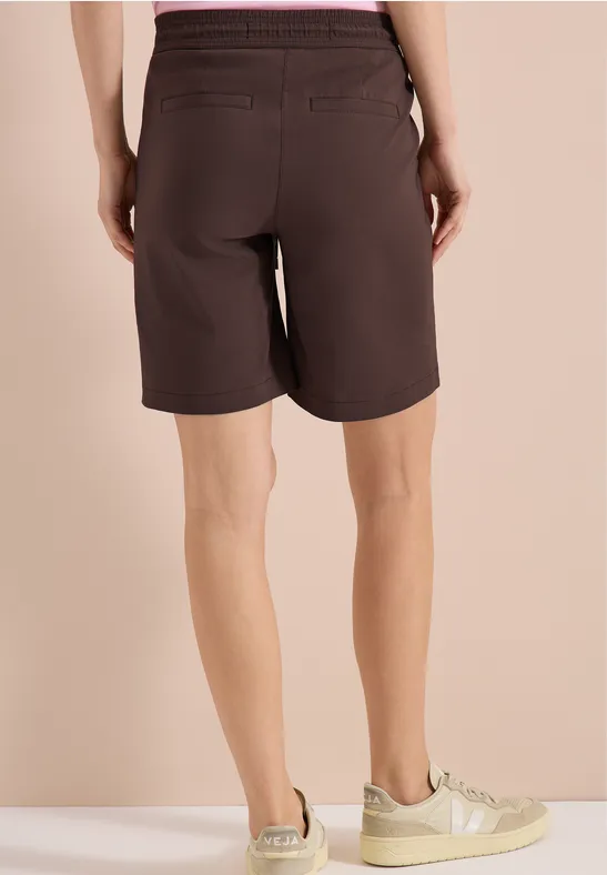 Lässige Straight-Leg Shorts mit Tunnelzug