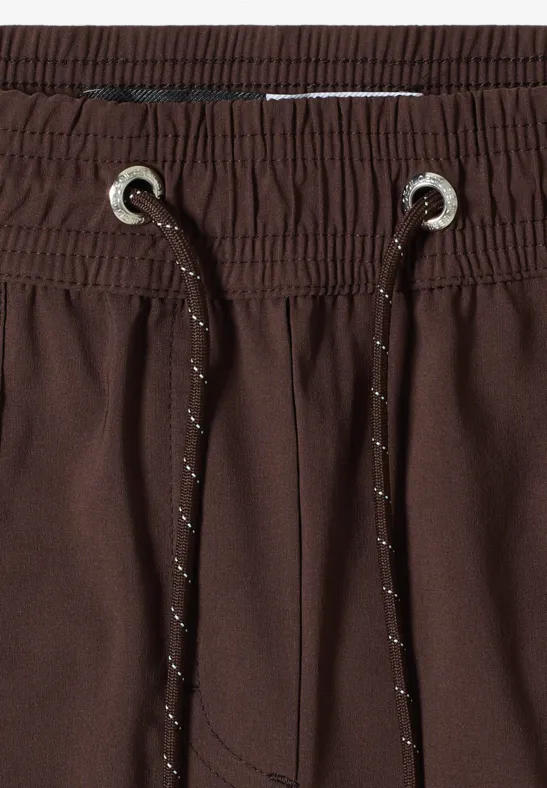 Lässige Straight-Leg Shorts mit Tunnelzug