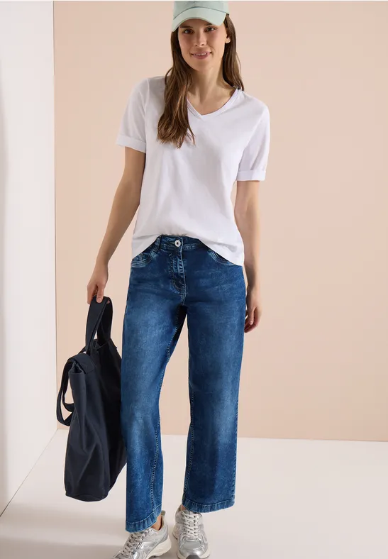 Loose-Fit Wide Leg Jeans