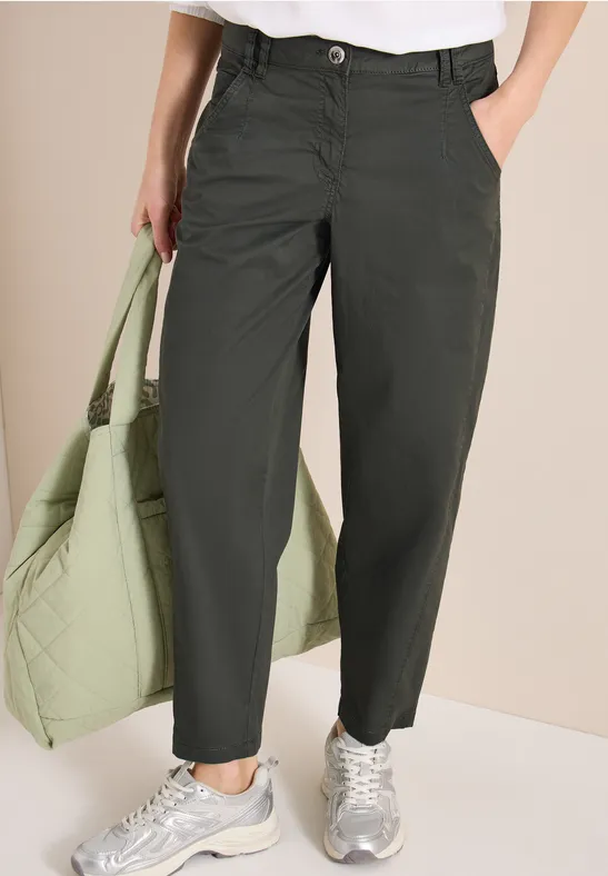Mid Waist Barrel-Leg Hose