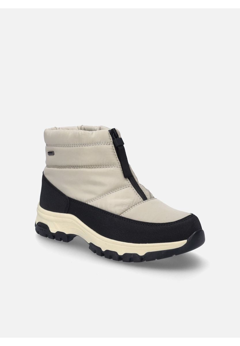 Gesteppte Schneestiefel mit Reißverschluss