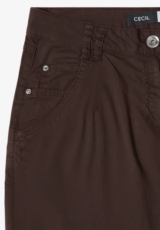 Mid Waist Barrel Leg Hose