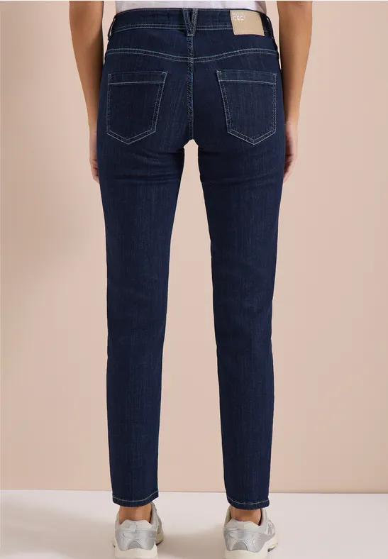 Straight Leg Jeans mit mittlerer Leibhöhe