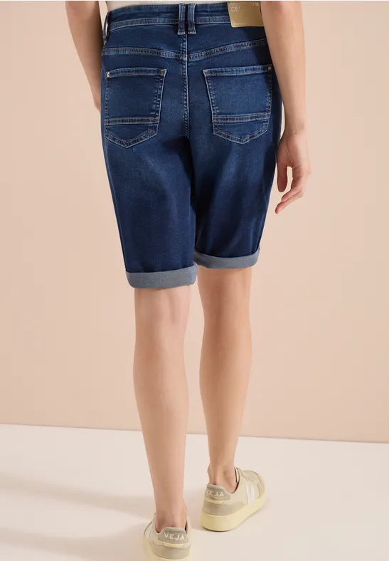 High-Waist Bermudashorts im Loose Fit