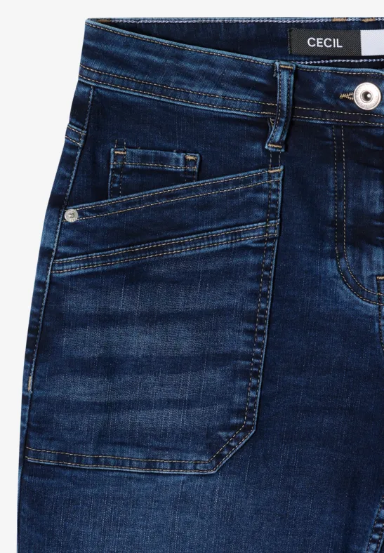 High-Waist Bermudashorts im Loose Fit