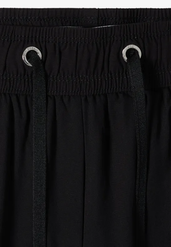 Fließende Wide-Leg High-Waist Hose